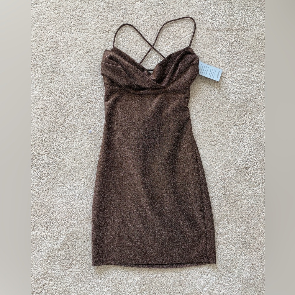 Lush Sparkle Strappy Dress. NWT. Holiday Dress. Christmas. New Years Eve. Small